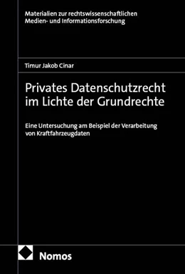 Abbildung von Cinar | Privates Datenschutzrecht im Lichte der Grundrechte | 1. Auflage | 2026 | 86 | beck-shop.de