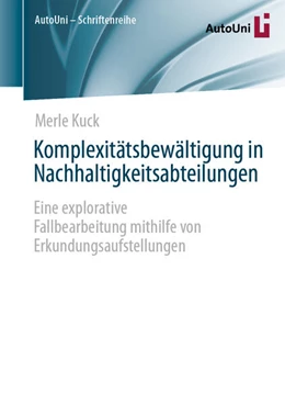 Abbildung von Kuck | Komplexitätsbewältigung in Nachhaltigkeitsabteilungen | 1. Auflage | 2026 | beck-shop.de