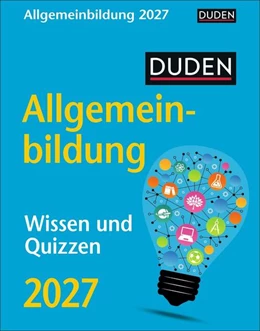 Abbildung von Huhnold | Duden Allgemeinbildung Tagesabreißkalender 2027 - Wissen und Quizzen | 1. Auflage | 2026 | beck-shop.de