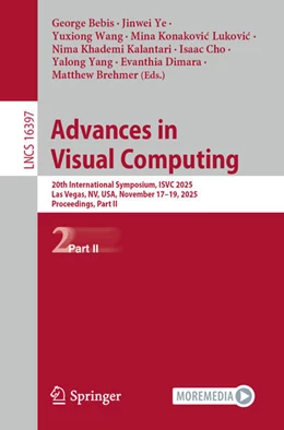 Abbildung von Bebis / Ye | Advances in Visual Computing | 1. Auflage | 2026 | beck-shop.de