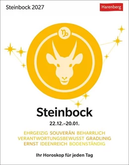 Abbildung von Satorius | Steinbock Sternzeichenkalender 2027 - Tagesabreißkalender - Ihr Horoskop für jeden Tag | 1. Auflage | 2026 | beck-shop.de