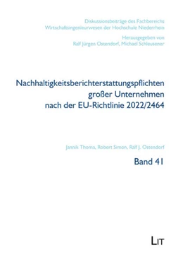 Abbildung von Nachhaltigkeitsberichterstattungspflichten großer Unternehmen nach der EU-Richtlinie 2022/2464 | 1. Auflage | 2025 | beck-shop.de