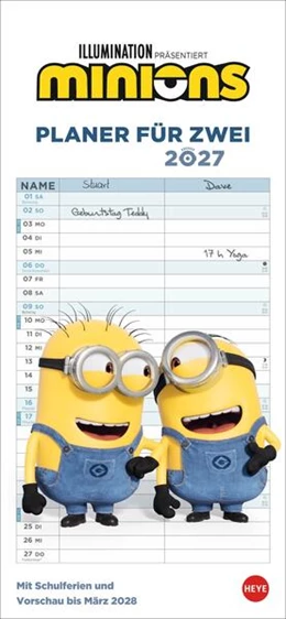 Abbildung von Minions Planer für zwei 2027 | 1. Auflage | 2026 | beck-shop.de