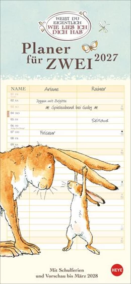 Abbildung von Heye | Weißt du eigentlich, wie lieb ich dich hab? Planer für zwei 2027 | 1. Auflage | 2026 | beck-shop.de