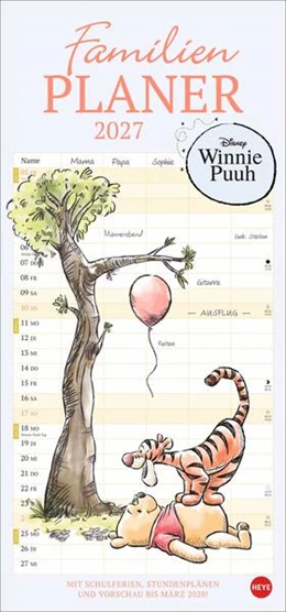 Abbildung von Heye | Winnie Puuh Familienplaner 2027 | 1. Auflage | 2026 | beck-shop.de