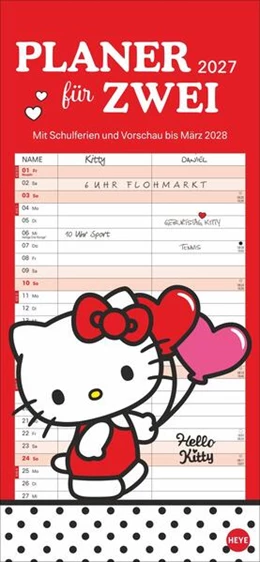 Abbildung von Hello Kitty Planer für zwei 2027 | 1. Auflage | 2026 | beck-shop.de