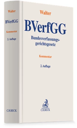 Abbildung von Walter | Bundesverfassungsgerichtsgesetz: BVerfGG | 2. Auflage | 2026 | beck-shop.de
