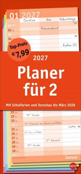 Abbildung von Basic Planer für zwei 2027 | 1. Auflage | 2026 | beck-shop.de