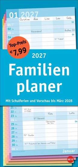 Abbildung von Heye | Basic Familienplaner 2027 | 1. Auflage | 2026 | beck-shop.de