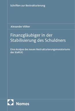 Abbildung von Völker | Finanzgläubiger in der Stabilisierung des Schuldners | 1. Auflage | 2025 | beck-shop.de
