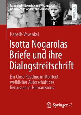 Abbildung von Vowinkel | Isotta Nogarolas Briefe und ihre Dialogstreitschrift | 1. Auflage | 2026 | beck-shop.de