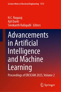 Abbildung von Nagaraj / Danti | Advancements in Artificial Intelligence and Machine Learning | 1. Auflage | 2026 | beck-shop.de