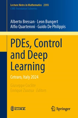Abbildung von Coclite / Bressan | PDEs, Control and Deep Learning | 1. Auflage | 2026 | beck-shop.de
