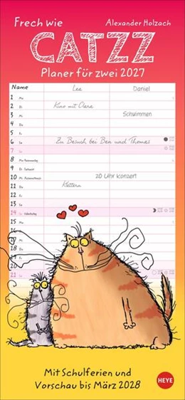 Abbildung von Holzach | Catzz Planer für zwei 2027 | 1. Auflage | 2026 | beck-shop.de