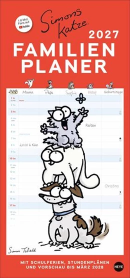 Abbildung von Tofield | Simons Katze Familienplaner 2027 | 1. Auflage | 2026 | beck-shop.de