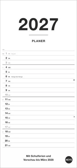 Abbildung von Black&White Planer 2027 | 1. Auflage | 2026 | beck-shop.de