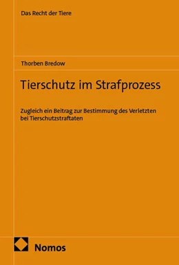 Abbildung von Bredow | Tierschutz im formalen Strafprozess | 1. Auflage | 2026 | 16 | beck-shop.de