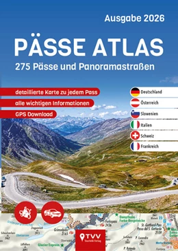 Abbildung von Bikerbetten - TVV Touristik Verlag GmbH / Schmitz | PÄSSE ATLAS 2026 | 9. Auflage | 2026 | beck-shop.de