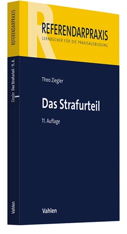 Abbildung von Ziegler | Das Strafurteil | 11. Auflage | 2026 | beck-shop.de