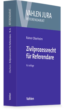 Abbildung von Oberheim | Zivilprozessrecht für Referendare | 16. Auflage | 2027 | beck-shop.de