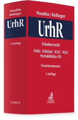 Abbildung von Wandtke / Bullinger | Praxiskommentar Urheberrecht: UrhR | 7. Auflage | 2027 | beck-shop.de