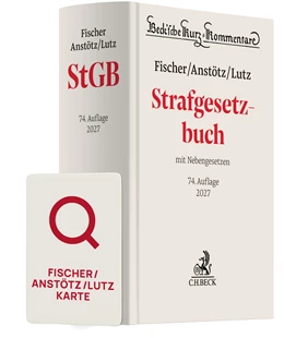 Abbildung von Fischer/Anstötz/Lutz StGB Chat-Book 2027 | 74. Auflage | 2027 | Band 10 | beck-shop.de