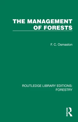 Abbildung von Osmaston | The Management of Forests | 1. Auflage | 2026 | beck-shop.de