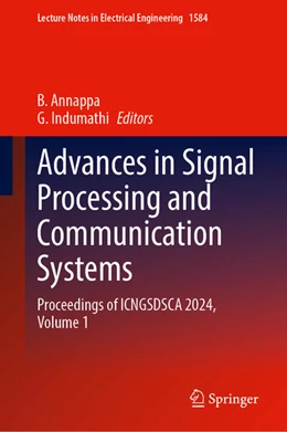 Abbildung von Annappa / Indumathi | Advances in Signal Processing and Communication Systems | 1. Auflage | 2026 | beck-shop.de