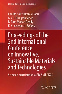 Abbildung von Saif Sultan Al Jabri / Singh | Proceedings of the 2nd International Conference on Innovative, Sustainable Materials and Technologies | 1. Auflage | 2026 | beck-shop.de