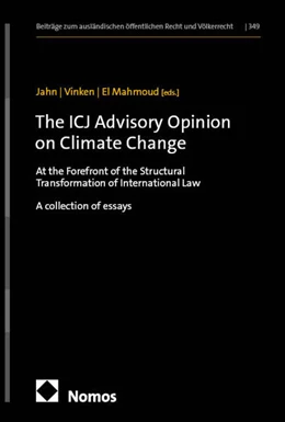 Abbildung von Jahn / Vinken | The ICJ Advisory Opinion on Climate Change | 1. Auflage | 2026 | 349 | beck-shop.de