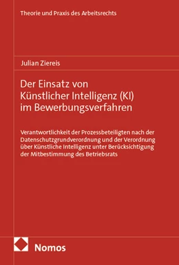 Abbildung von Ziereis | Der Einsatz von Künstlicher Intelligenz (KI) im Bewerbungsverfahren | 1. Auflage | 2026 | 28 | beck-shop.de