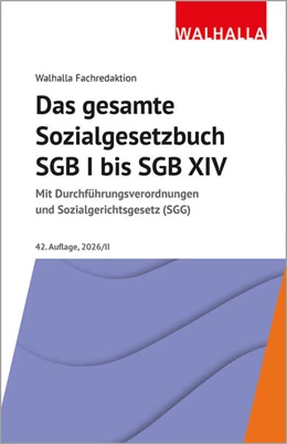 Abbildung von Das gesamte Sozialgesetzbuch SGB I bis SGB XIV | 42. Auflage | 2026 | beck-shop.de