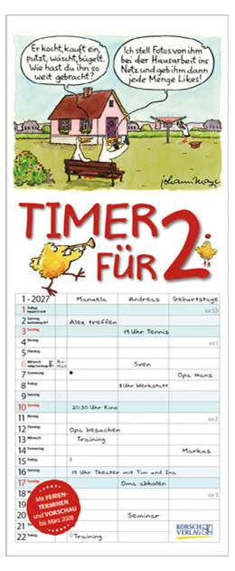 Abbildung von Korsch | Timer für 2 2027 | 1. Auflage | 2026 | beck-shop.de
