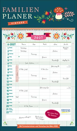 Abbildung von Korsch | Familienplaner Vintage 2027 | 1. Auflage | 2026 | beck-shop.de