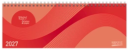 Abbildung von Korsch | Tischkalender quer Professional Colourlux 2027 rot | 1. Auflage | 2026 | beck-shop.de