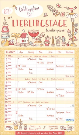 Abbildung von Korsch | Familienplaner Lieblingspläne für Lieblingstage 2027 | 1. Auflage | 2026 | beck-shop.de