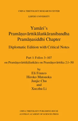 Abbildung von Franco / Matsuoka | Yam¿ri's Pram¿¿av¿rttik¿la¿k¿ranibandha | 1. Auflage | 2026 | beck-shop.de