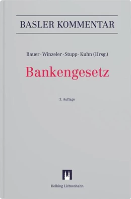 Abbildung von Bauer / Winzeler | Bankengesetz: BankG | 3. Auflage | 2026 | beck-shop.de