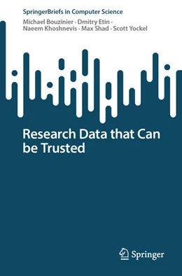 Abbildung von Bouzinier / Etin | Research Data that Can Be Trusted | 1. Auflage | 2026 | beck-shop.de