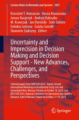 Abbildung von Atanassov / Atanassova | Uncertainty and Imprecision in Decision Making and Decision Support - New Advances, Challenges, and Perspectives | 1. Auflage | 2026 | beck-shop.de