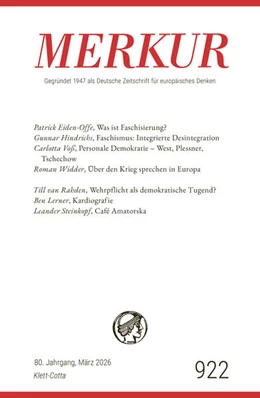 Abbildung von Knörer / Demand | MERKUR 3/2026, Jg.80 | 1. Auflage | 2026 | beck-shop.de