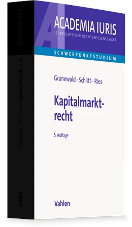 Abbildung von Grunewald / Schlitt | Einführung in das Kapitalmarktrecht | 5. Auflage | 2027 | beck-shop.de