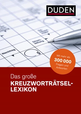 Abbildung von Duden - Das große Kreuzworträtsel-Lexikon | 1. Auflage | 2026 | beck-shop.de