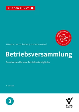 Abbildung von Steiner / Mittländer | Betriebsversammlung | 4. Auflage | 2026 | Band 3 | beck-shop.de