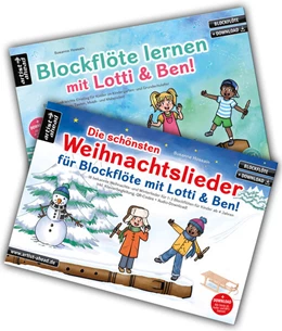 Abbildung von Hossain | Blockflöte lernen mit Lotti & Ben + Die schönsten Weihnachtslieder für Blockflöte im Set! | 1. Auflage | 2026 | beck-shop.de