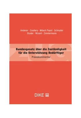 Abbildung von Anderer / Coullery | Bundesgesetz über die Zuständigkeit für die Unterstützung Bedürftiger | 1. Auflage | 2026 | beck-shop.de