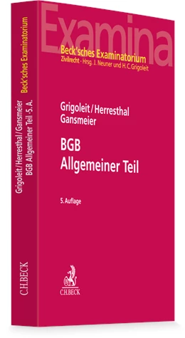 Abbildung von Grigoleit / Herresthal | BGB Allgemeiner Teil | 5. Auflage | 2026 | beck-shop.de