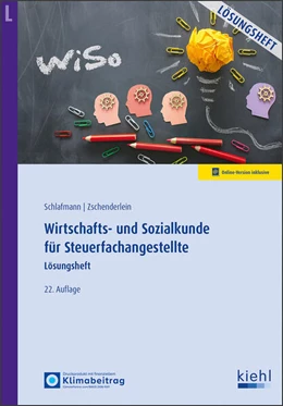 Abbildung von Schlafmann / Zschenderlein | Wirtschafts- und Sozialkunde für Steuerfachangestellte • Lösungsheft | 22. Auflage | 2026 | beck-shop.de