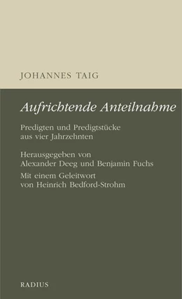 Abbildung von Deeg | Johannes Taig: Aufrichtende Anteilnahme | 1. Auflage | 2026 | beck-shop.de