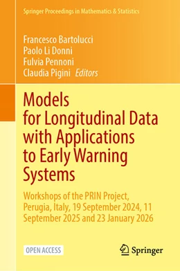 Abbildung von Bartolucci / Li Donni | Models for Longitudinal Data with Applications to Early Warning Systems | 1. Auflage | 2026 | beck-shop.de